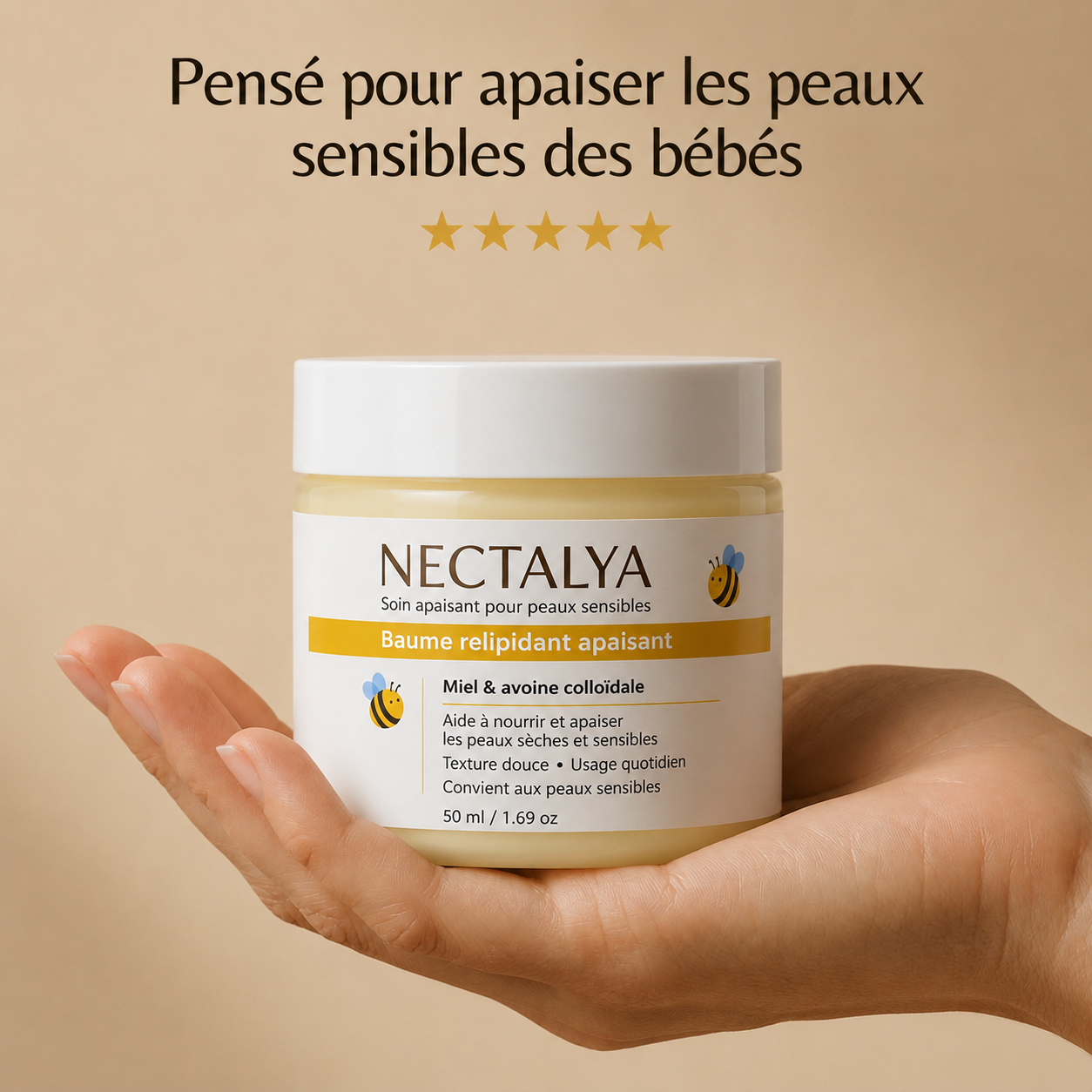 Crème au miel Nectalya pour l'eczéma