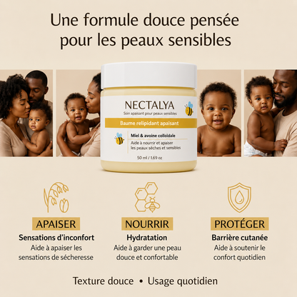 Crème au miel Nectalya pour l'eczéma