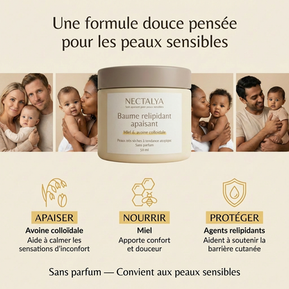 Crème au miel Nectalya pour l'eczéma (toute ethnie)