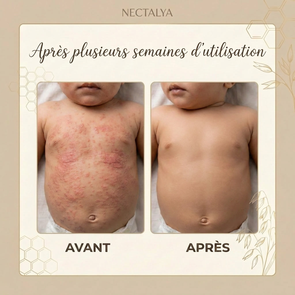 Crème au miel Nectalya pour l'eczéma (toute ethnie)