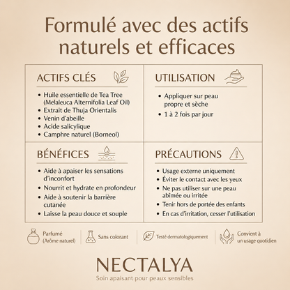 Nectalya — Soin apaisant pour peaux sensibles