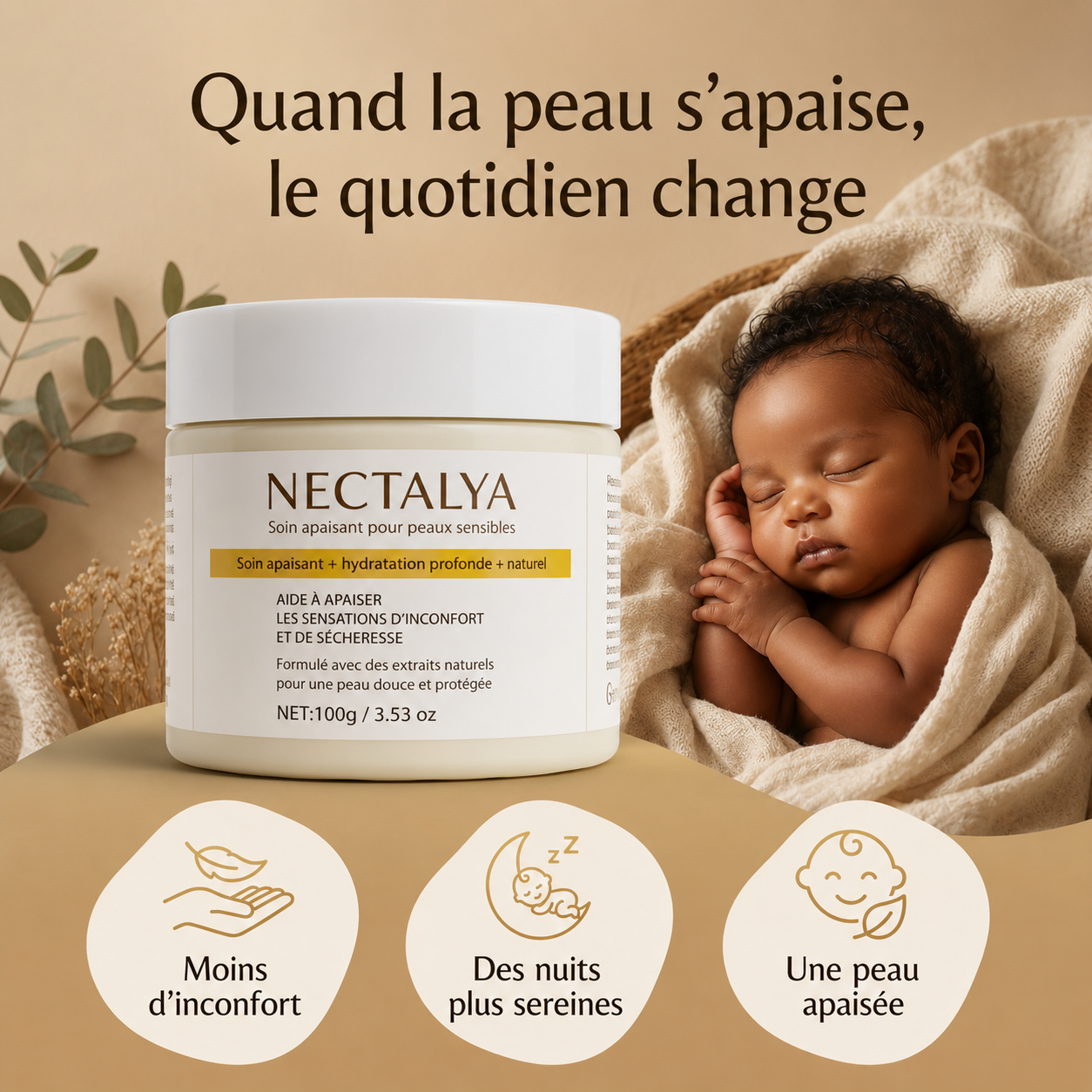 Nectalya — Soin apaisant pour peaux sensibles